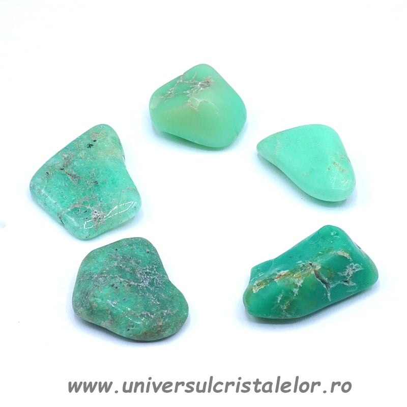 Crisopraz piatra rulata