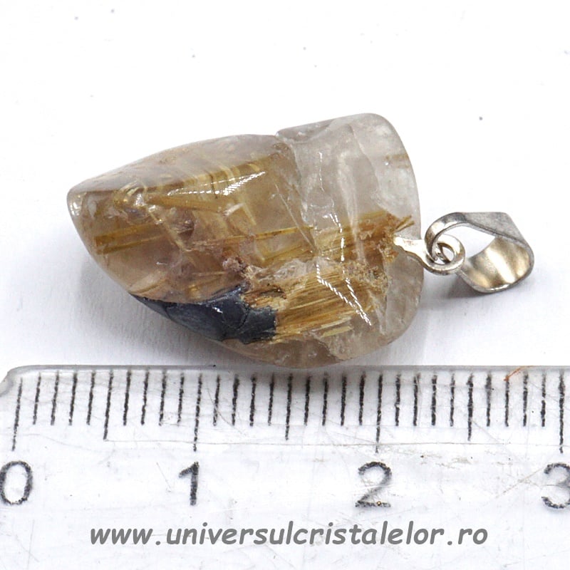 Pandantiv cuart rutilat