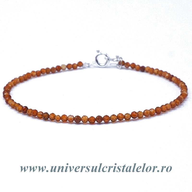 Bratara granat hessonit