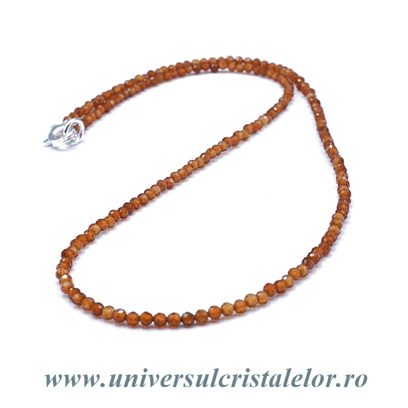 Colier granat hessonit