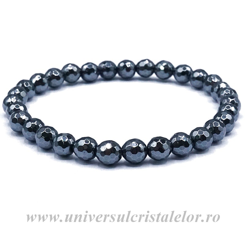 Bratara hematit fatetat