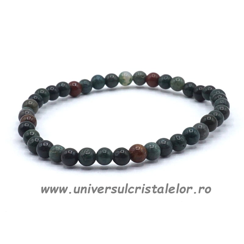 Bratara jasp heliotrop