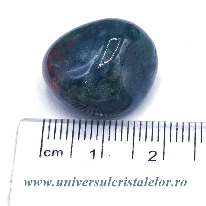 Jasp heliotrop piatra rulata ( piatra sangelui )