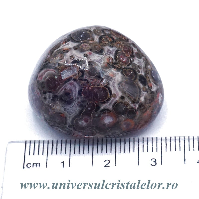 Jasp piele leopard piatra rulata