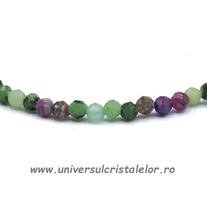 Colier rubin in zoisit