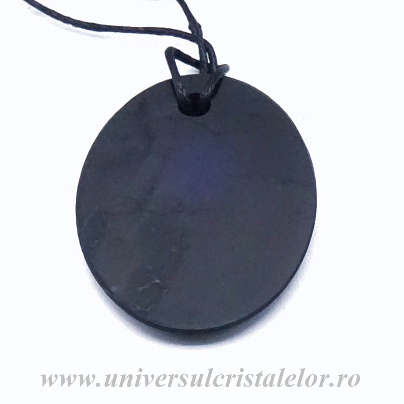 Pandantiv shungit oval