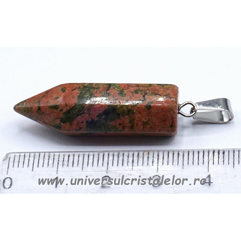 Pandantiv unakit varf slefuit