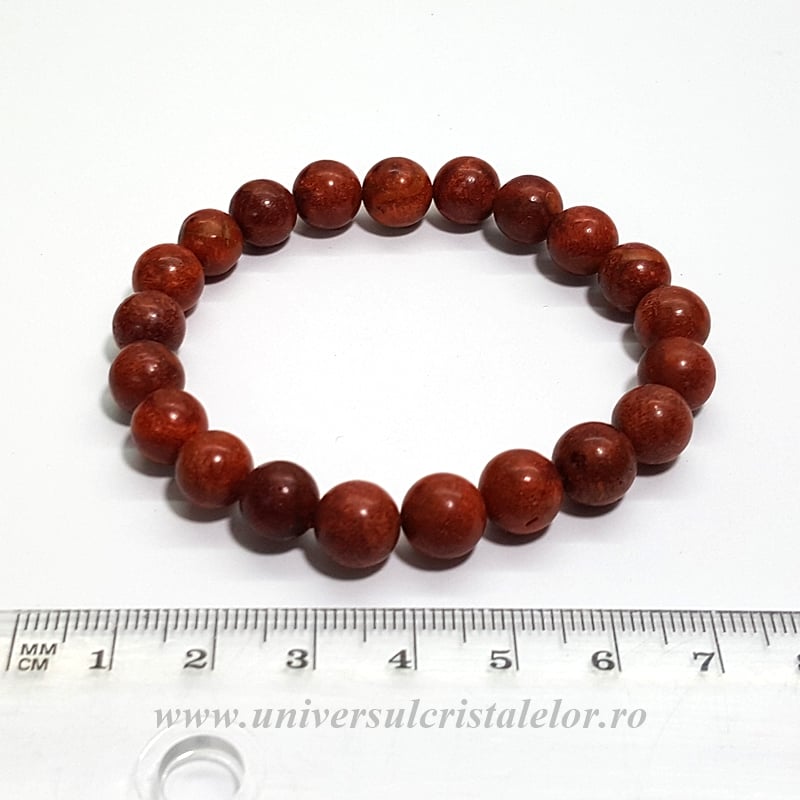 Bratara coral rosu