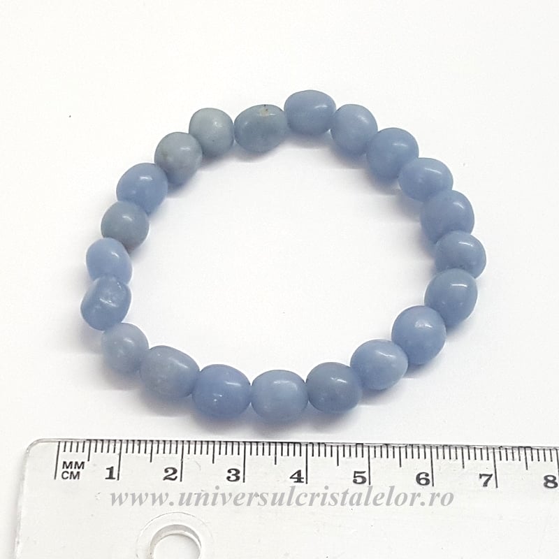 Bratara angelit rotund - 6/8 mm