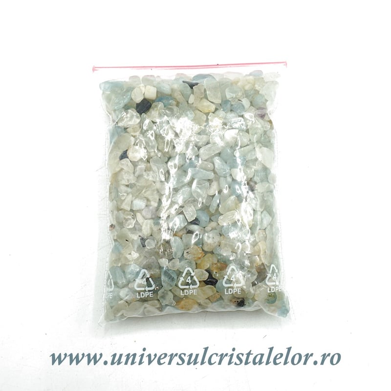 Pietre chips acvamarin