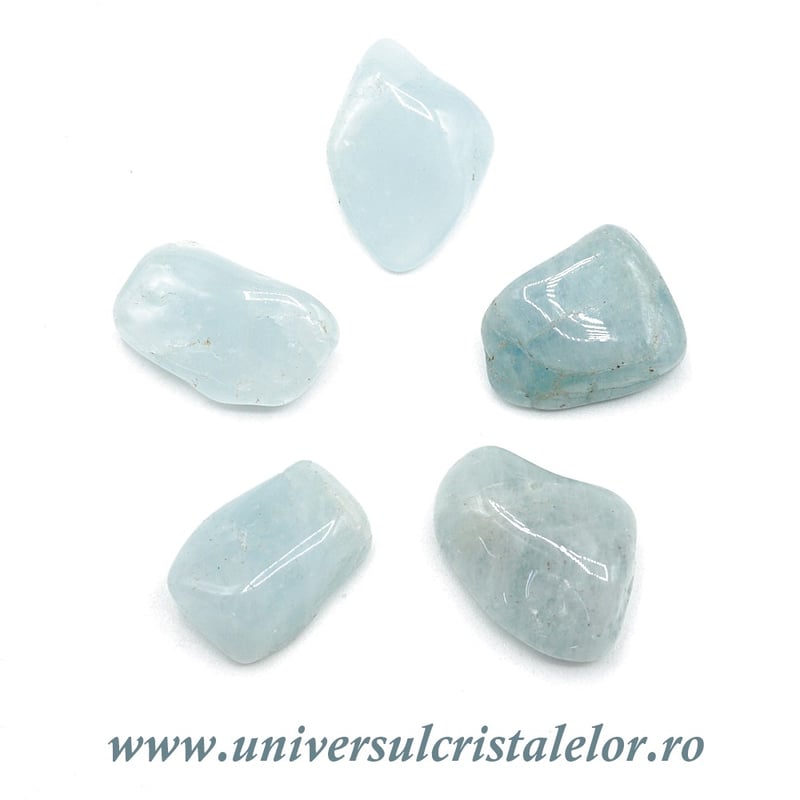 Acvamarin piatra rulata