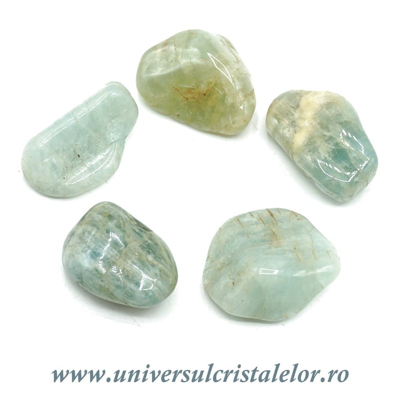 Acvamarin piatra rulata