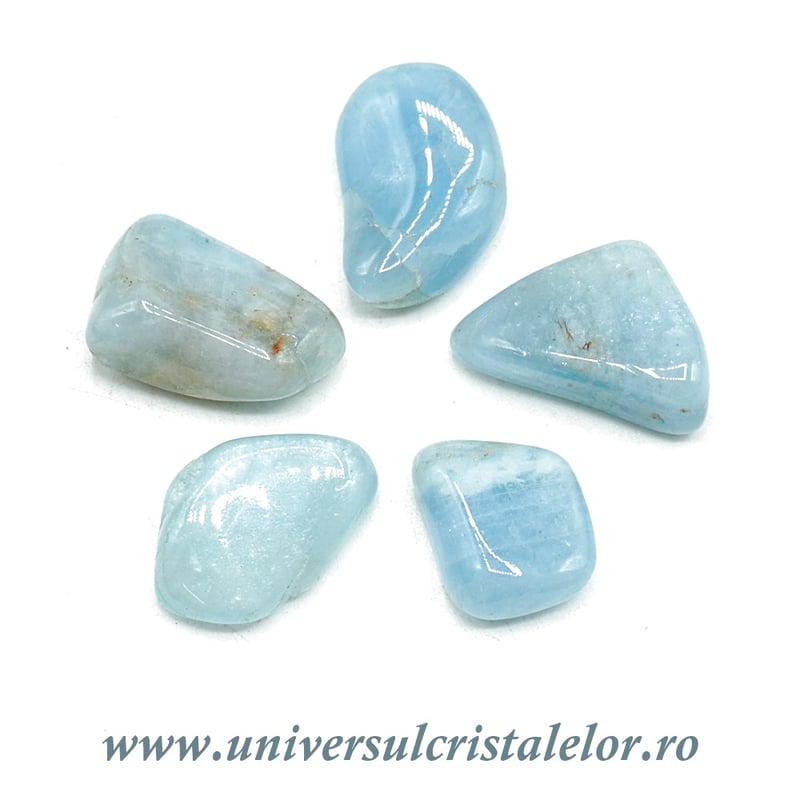 Acvamarin piatra rulata