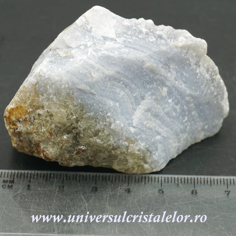 Agat albastru dantela