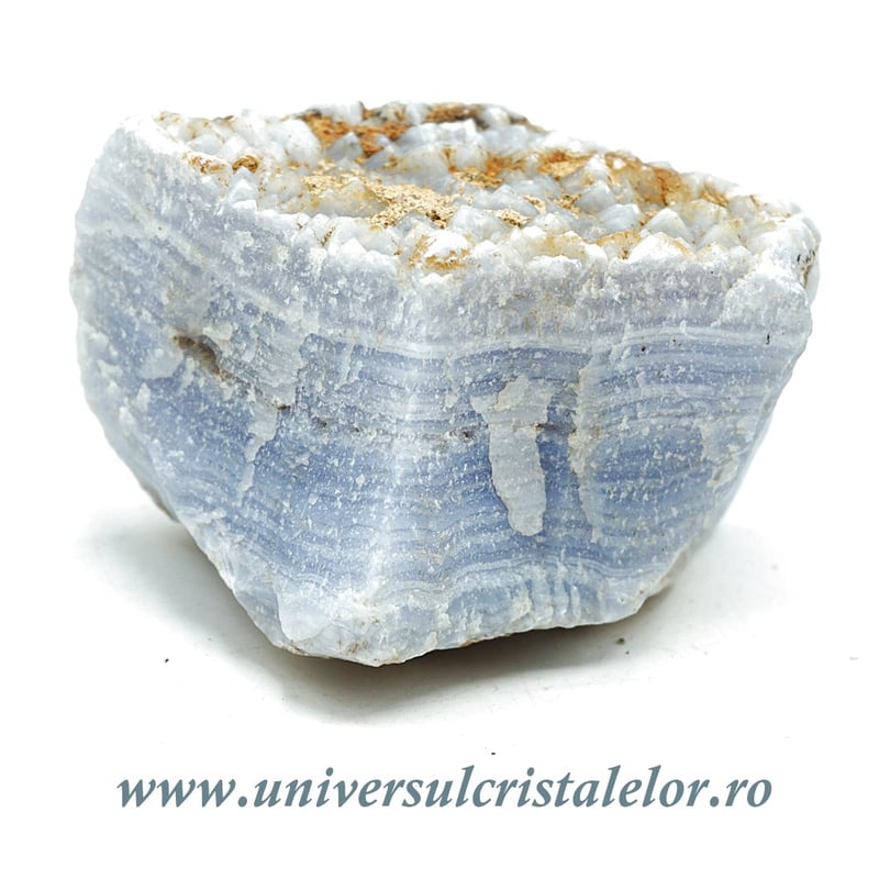 Agat albastru dantela