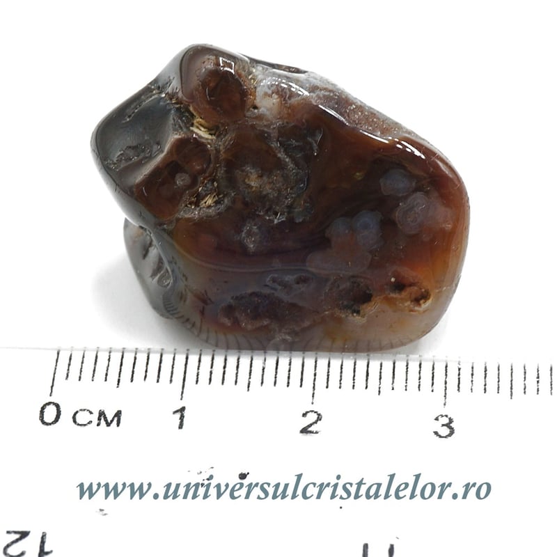 Agat de foc piatra rulata