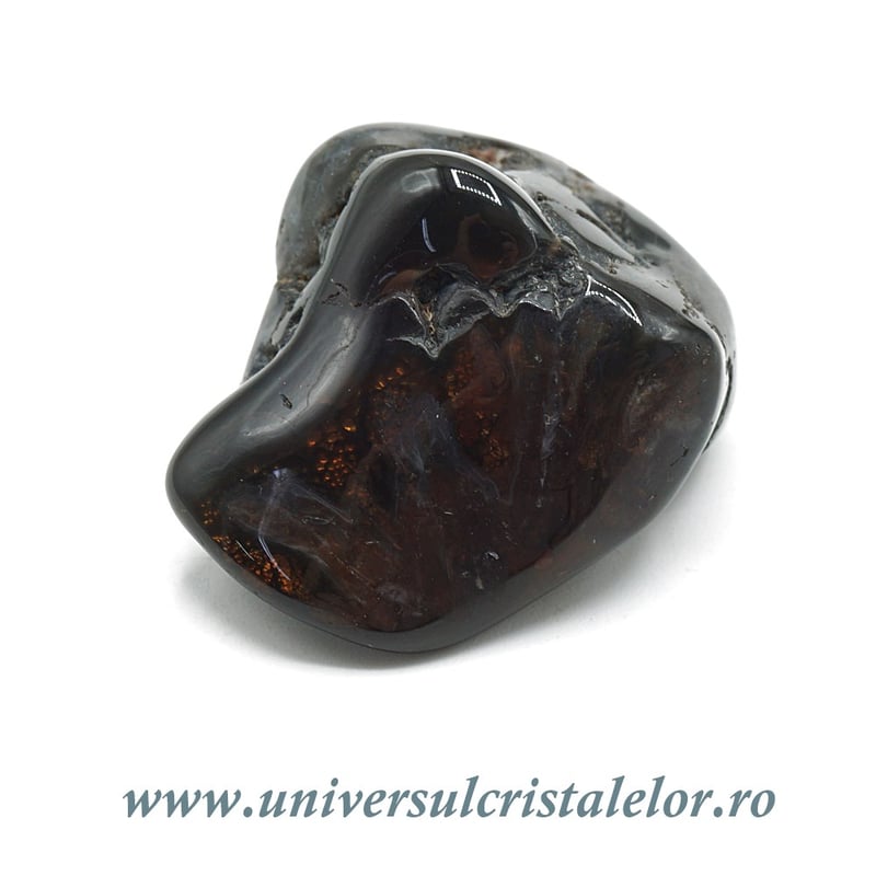 Agat de foc piatra rulata unicat m24