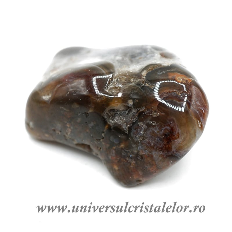 Agat de foc piatra rulata