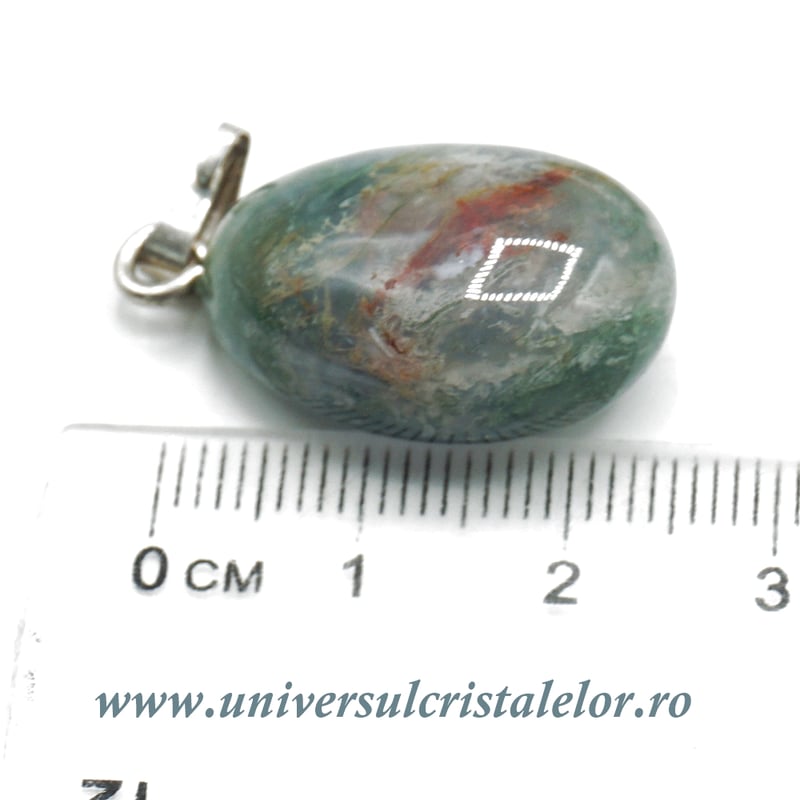 Pandantiv agat muschi