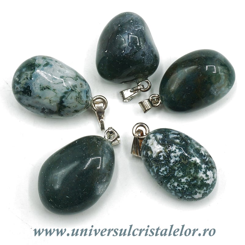 Pandantiv agat muschi