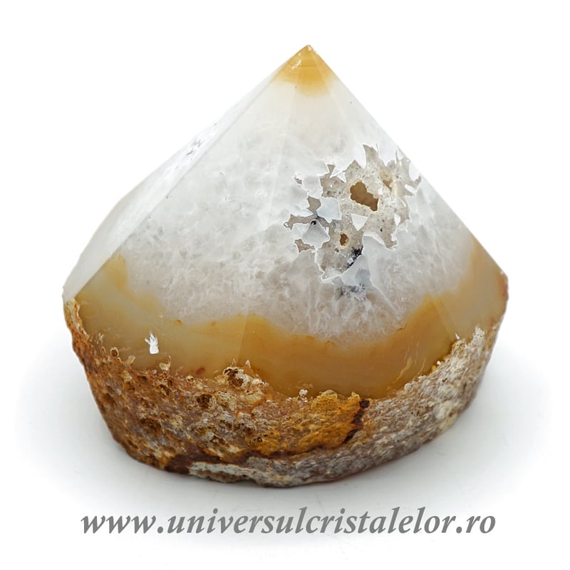 Agat natural varf cu baza