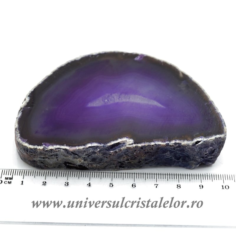 Felie agat mov unicat m02