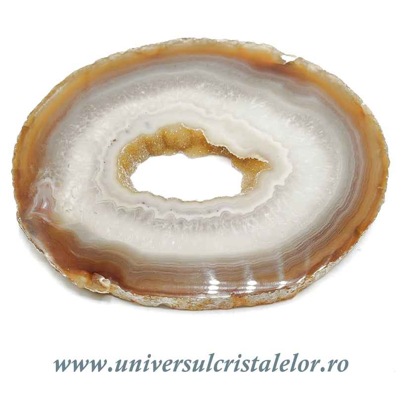 Felie agat natural