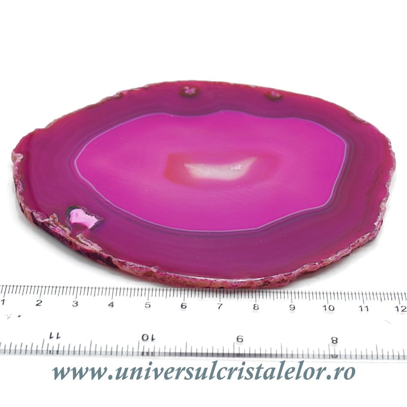 Felie agat roz