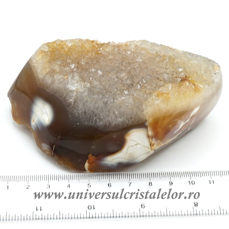 Agat natural slefuit