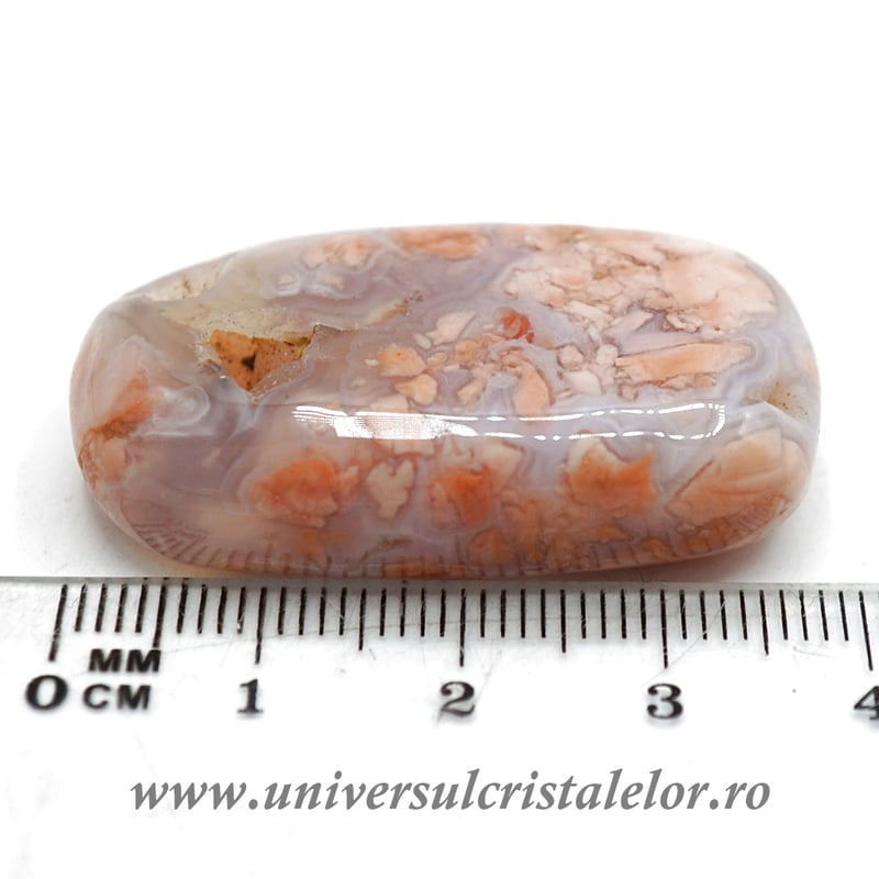 Agat Vata de Zahar piatra rulata m1