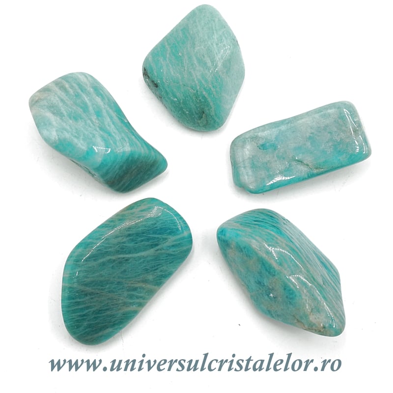Amazonit piatra rulata
