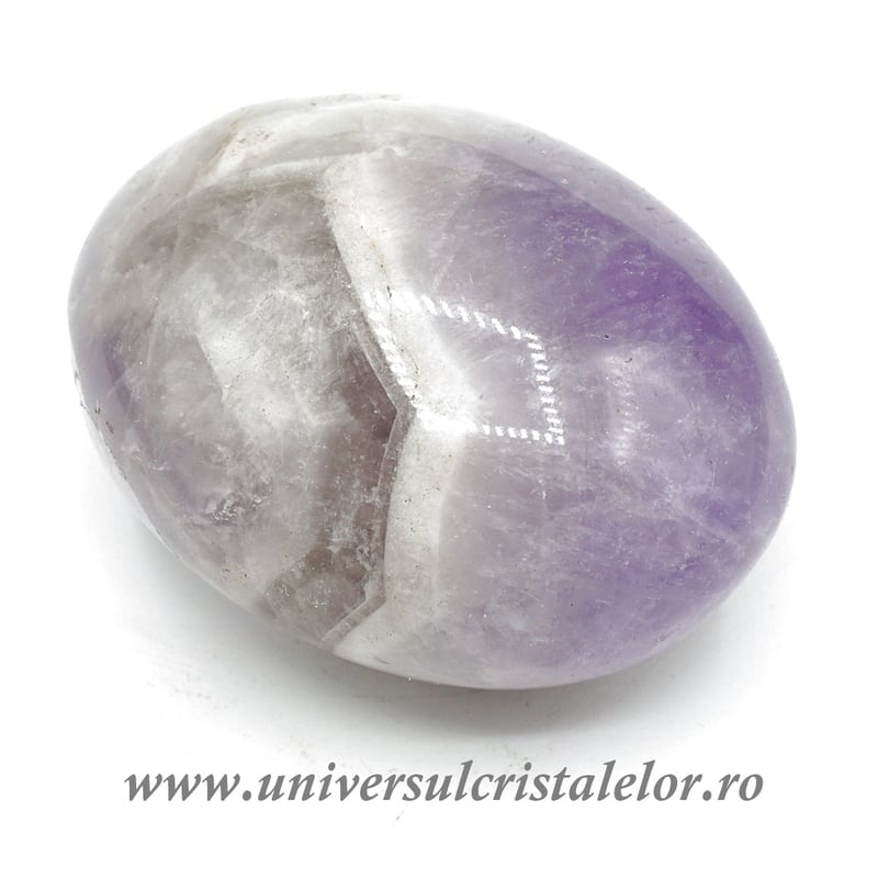 Ametist chevron polisat