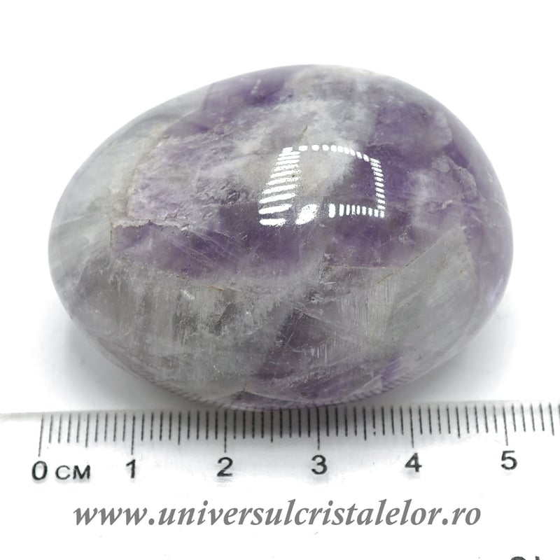 Ametist chevron polisat