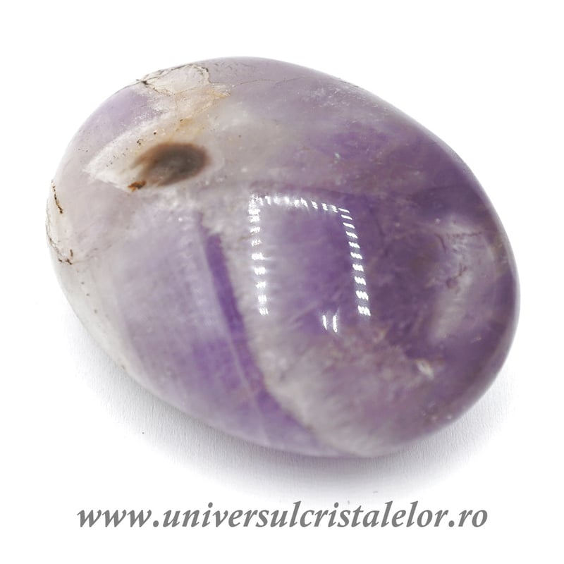 Ametist chevron polisat