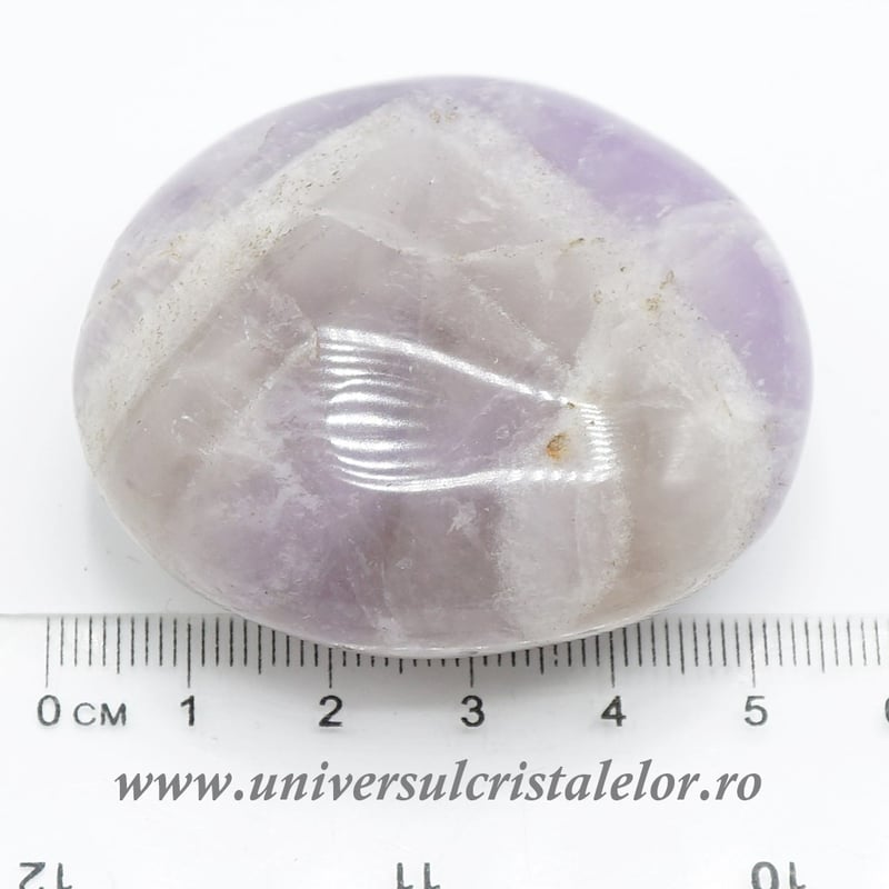 Ametist chevron polisat