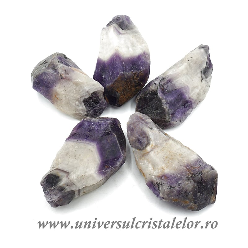 Ametist chevron piatra bruta