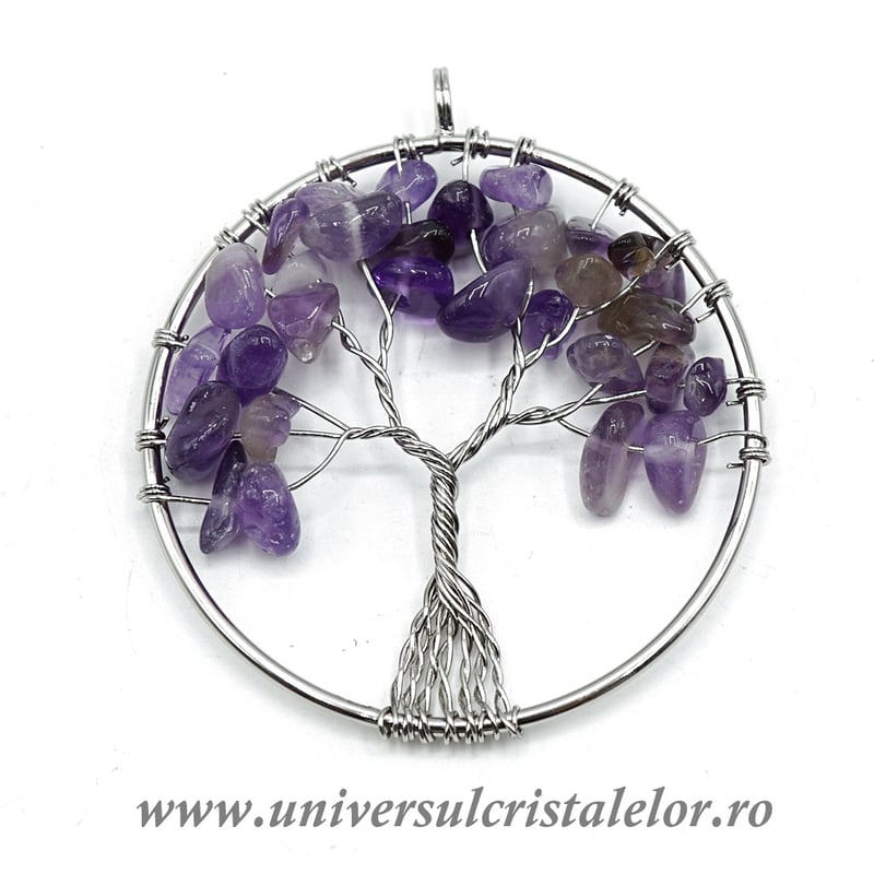 Pandantiv ametist pomisor m2