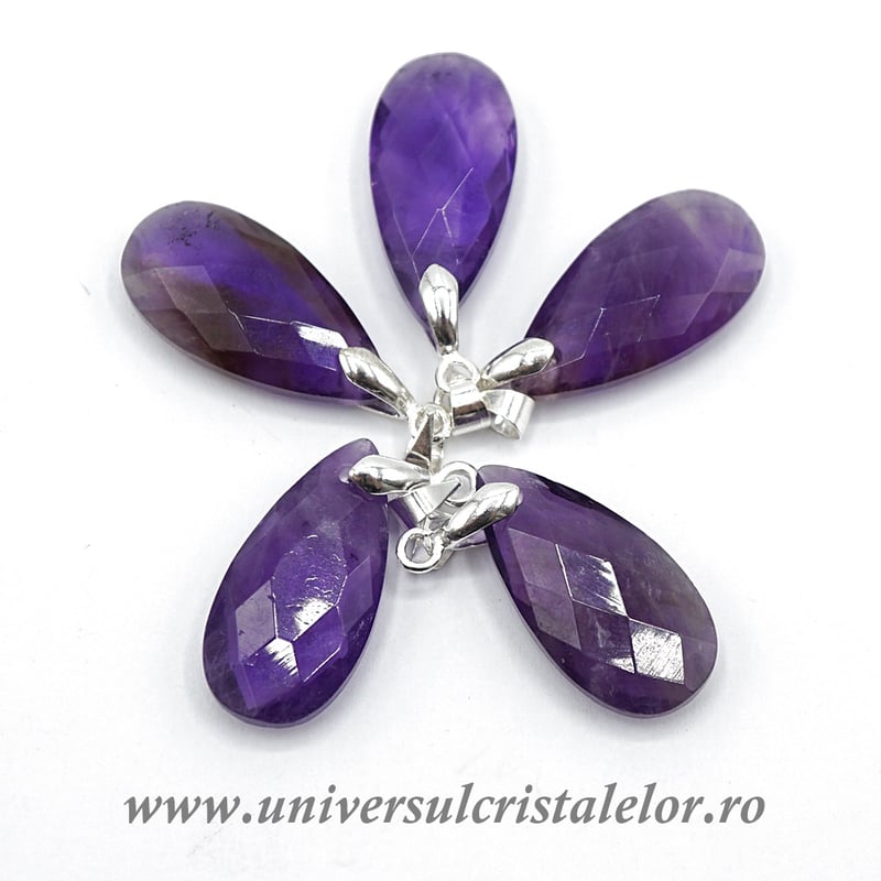 Pandantiv ametist lacrima fatetat m2