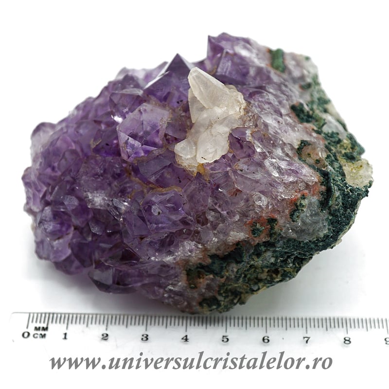 Ametist cu calcit