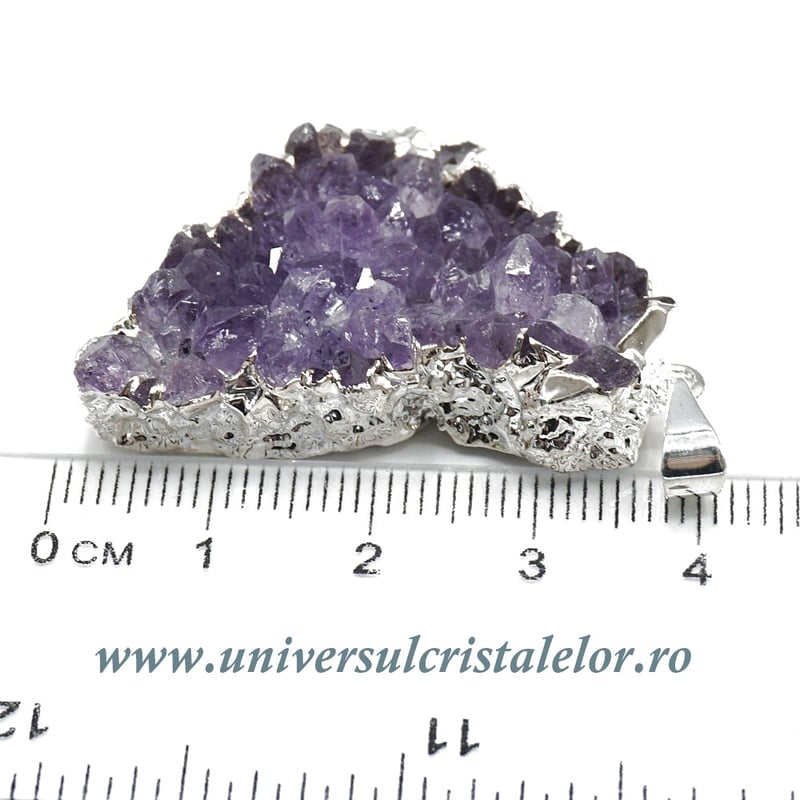 Pandantiv ametist floare