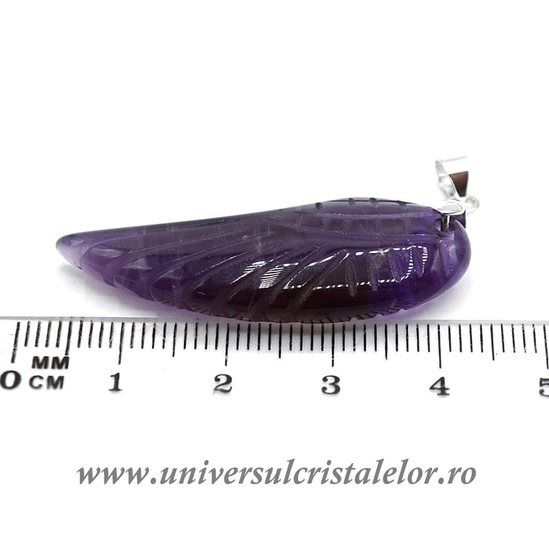 Pandantiv ametist aripa m2