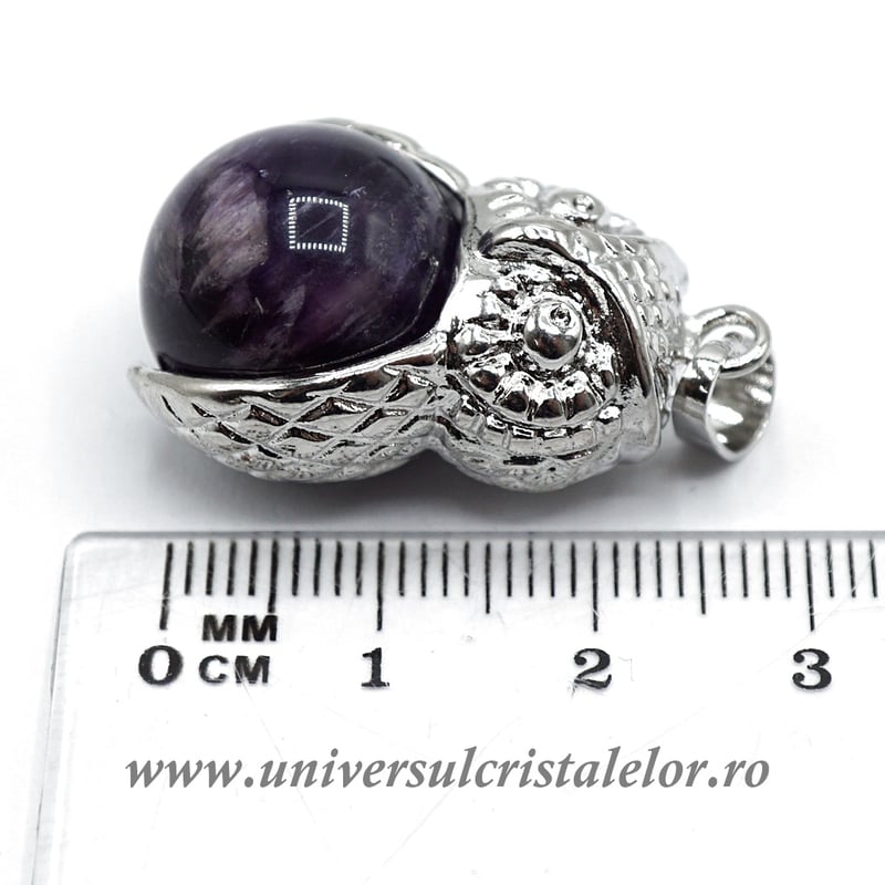 Pandantiv ametist sfera m2