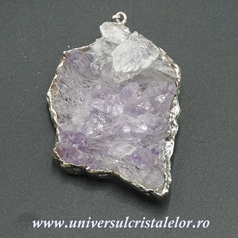 Pandantiv ametist floare