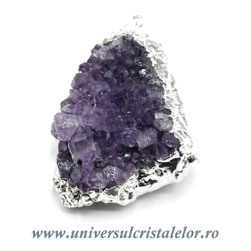 Pandantiv ametist floare