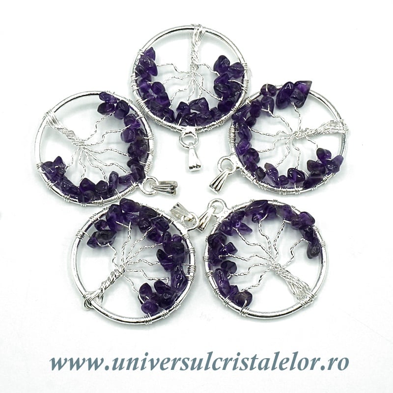 Pandantiv ametist pomisor