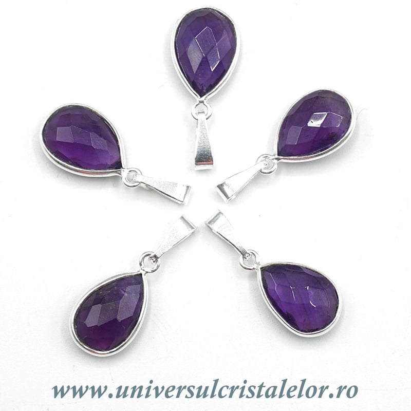 Pandantiv ametist lacrima