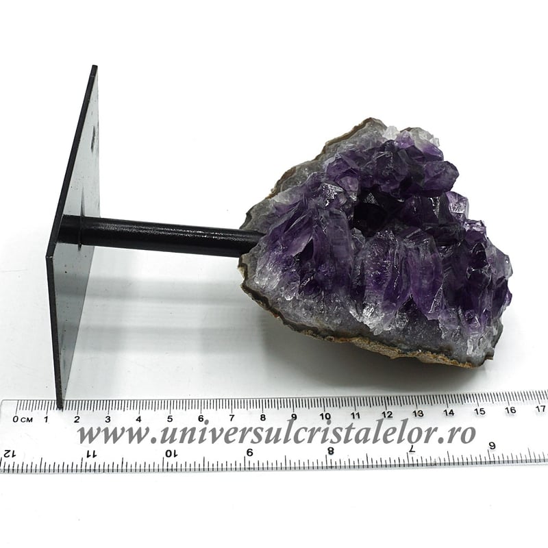 Ametist pe suport de metal