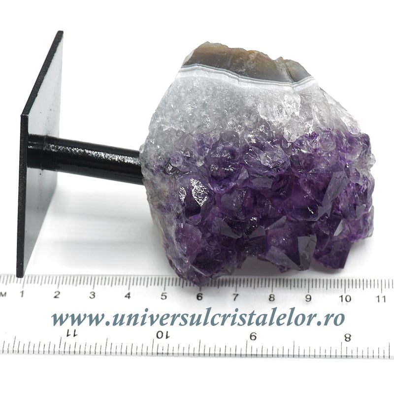 Ametist pe suport de metal