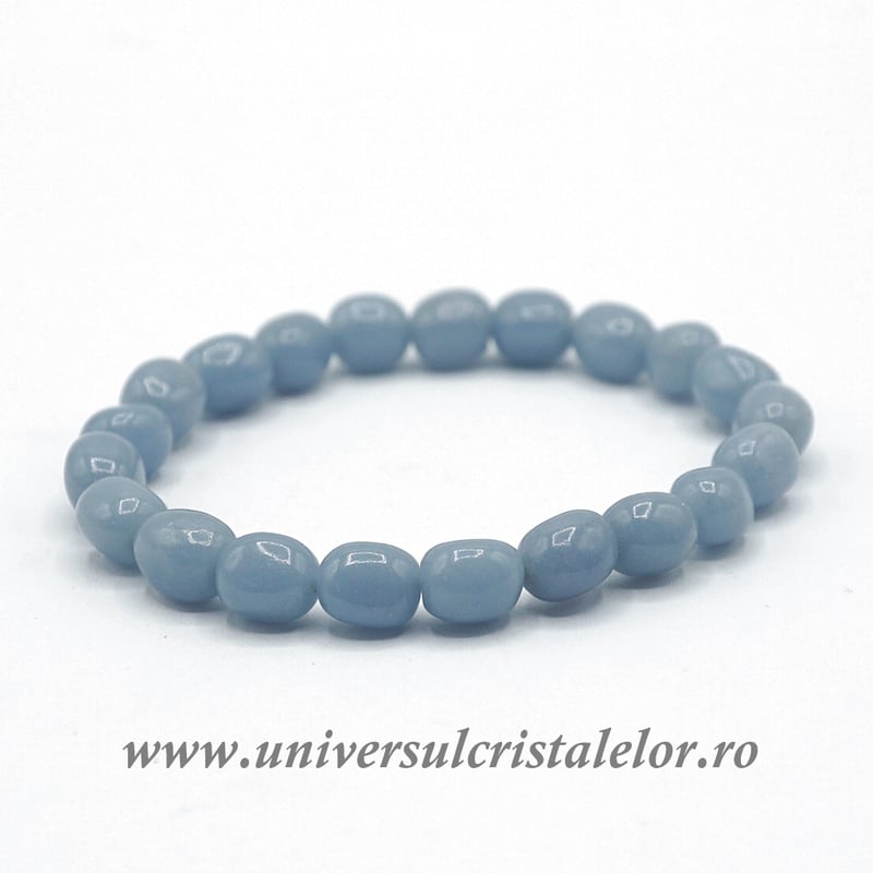 Bratara angelit rotund - 7/8 mm