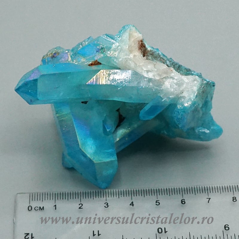 Aura cuart bleu cluster